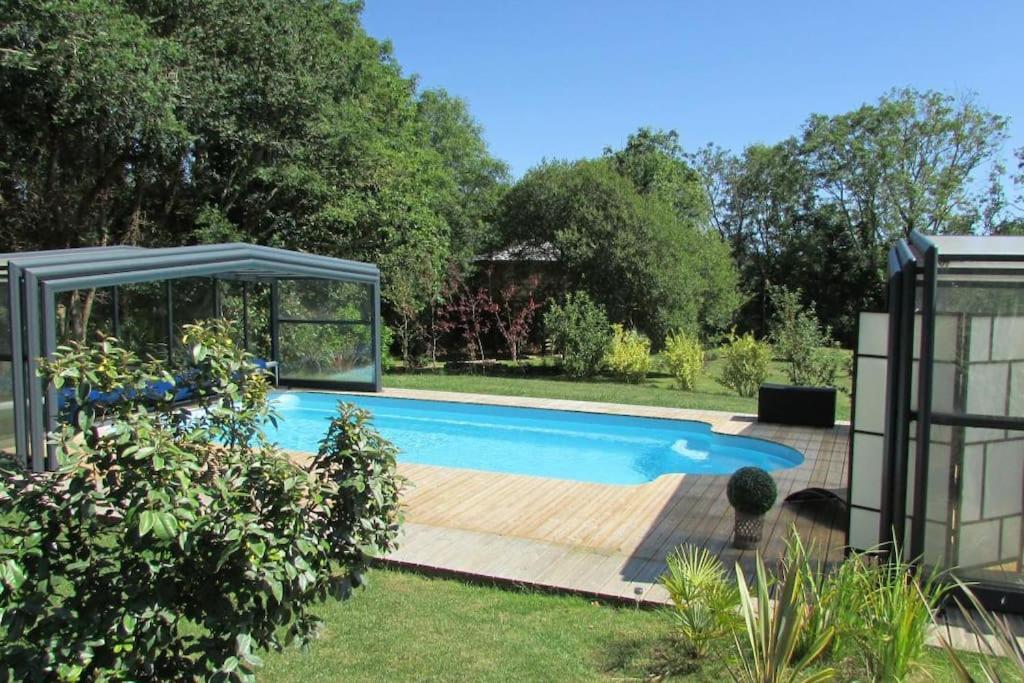 Chalet Des Fees - Piscine Crozon Exteriör bild